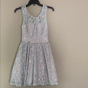 Sequin lace dress